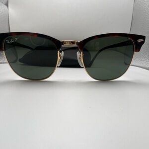 RAY-BAN SUNGLASSES Polarized CLUBMASTER RB3016 990/58